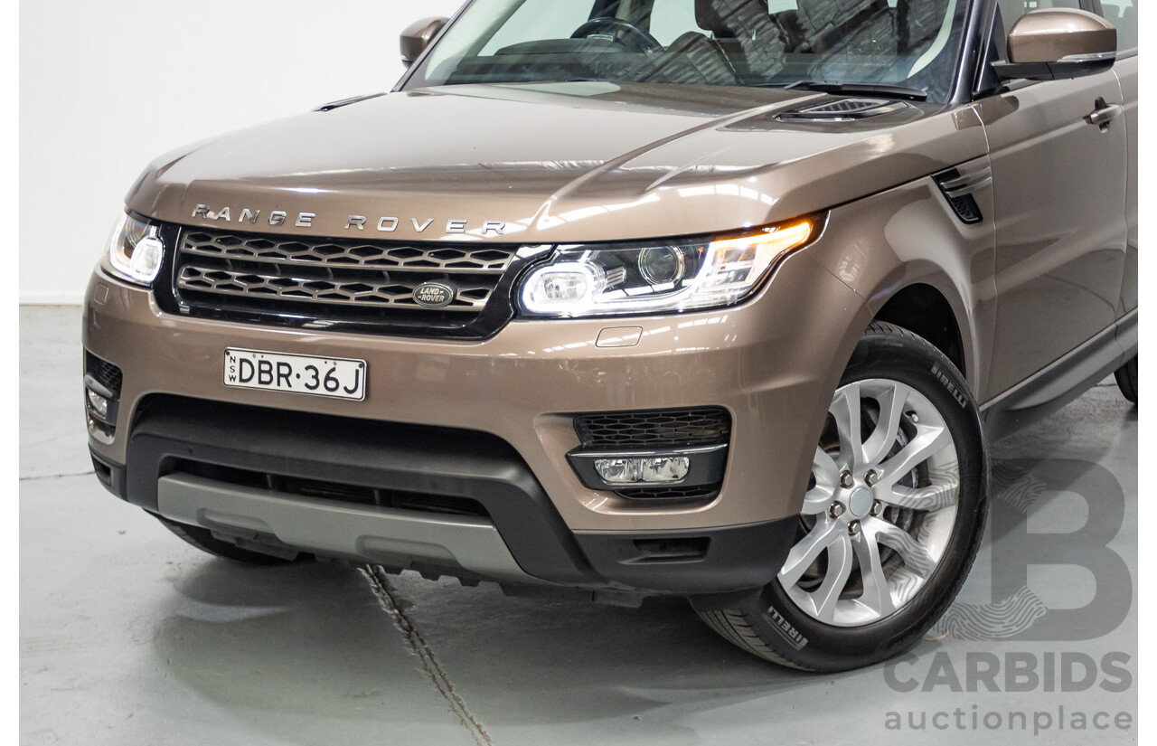 11/2015 Land Rover Range Rover Sport SDV6 SE (AWD) LW MY16 4d Wagon Kaikoura Stone Metallic Twin Turbo Diesel V6 3.0L