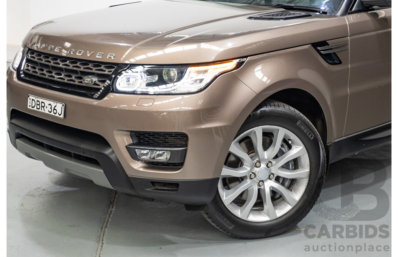 11/2015 Land Rover Range Rover Sport SDV6 SE (AWD) LW MY16 4d Wagon Kaikoura Stone Metallic Twin Turbo Diesel V6 3.0L