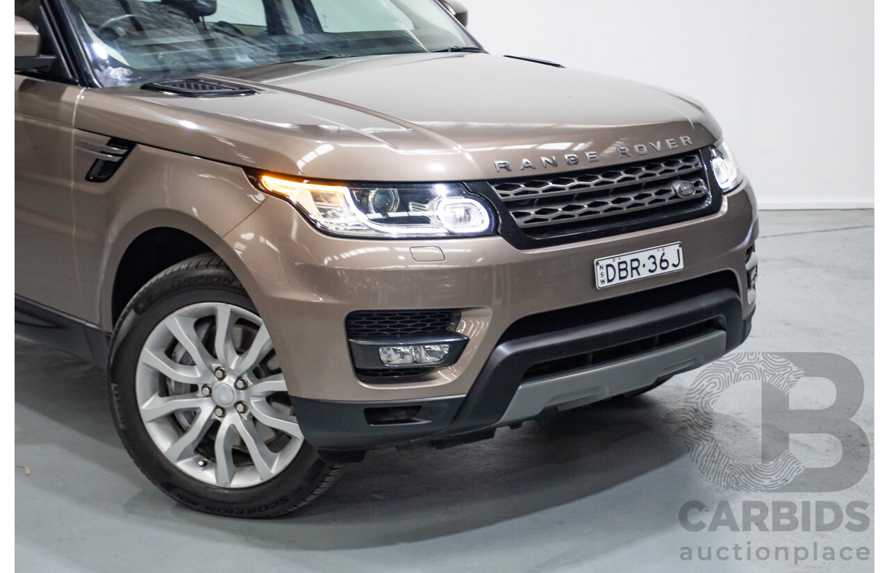 11/2015 Land Rover Range Rover Sport SDV6 SE (AWD) LW MY16 4d Wagon Kaikoura Stone Metallic Twin Turbo Diesel V6 3.0L
