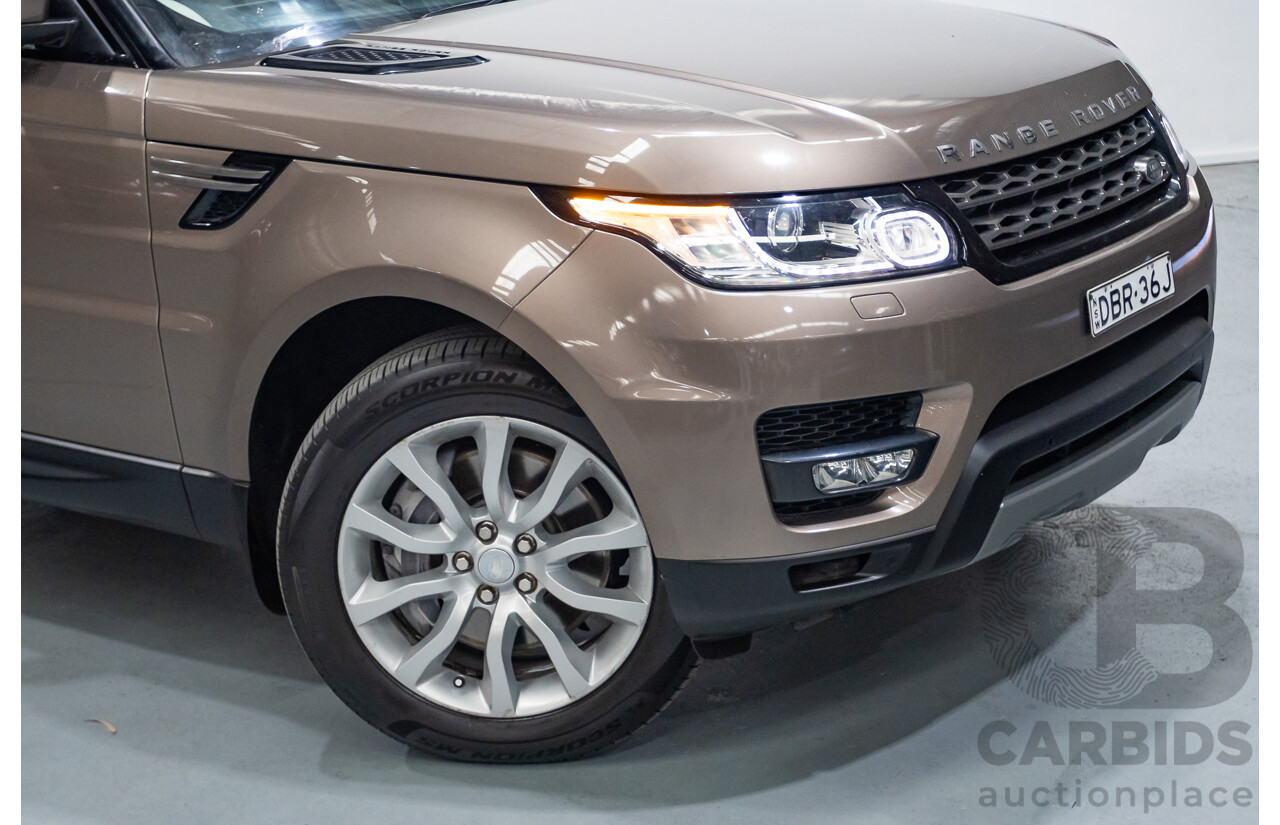 11/2015 Land Rover Range Rover Sport SDV6 SE (AWD) LW MY16 4d Wagon Kaikoura Stone Metallic Twin Turbo Diesel V6 3.0L