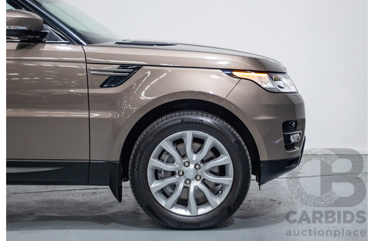 11/2015 Land Rover Range Rover Sport SDV6 SE (AWD) LW MY16 4d Wagon Kaikoura Stone Metallic Twin Turbo Diesel V6 3.0L