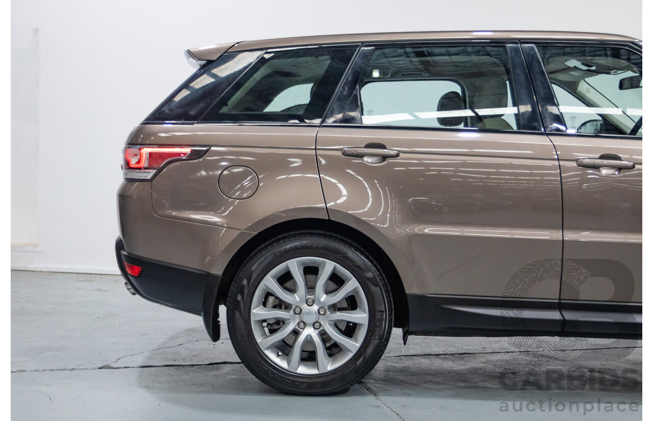 11/2015 Land Rover Range Rover Sport SDV6 SE (AWD) LW MY16 4d Wagon Kaikoura Stone Metallic Twin Turbo Diesel V6 3.0L