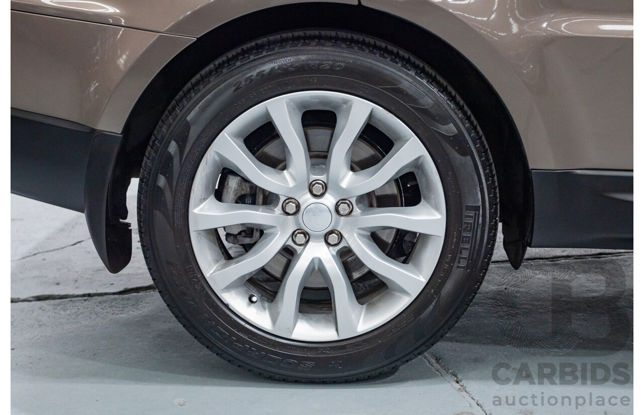 11/2015 Land Rover Range Rover Sport SDV6 SE (AWD) LW MY16 4d Wagon Kaikoura Stone Metallic Twin Turbo Diesel V6 3.0L