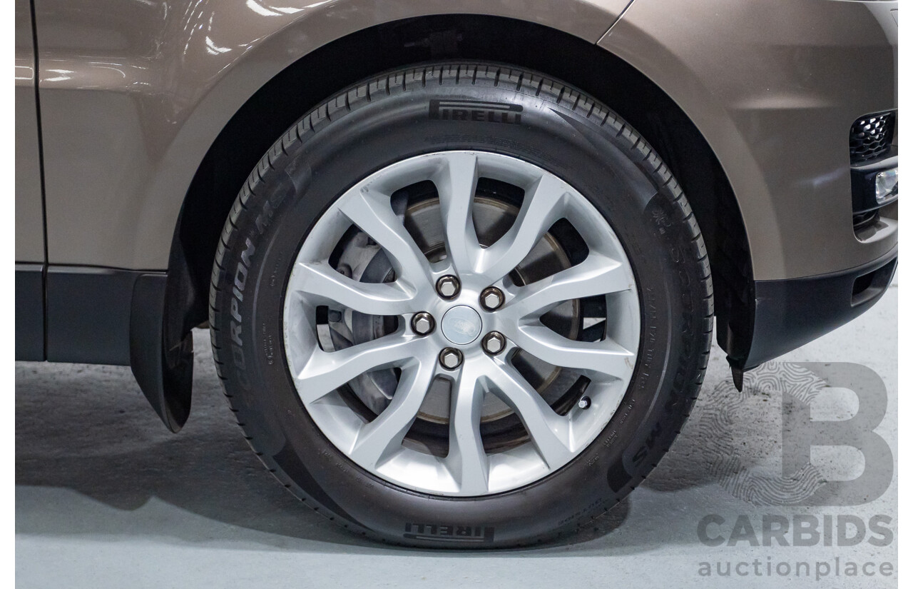 11/2015 Land Rover Range Rover Sport SDV6 SE (AWD) LW MY16 4d Wagon Kaikoura Stone Metallic Twin Turbo Diesel V6 3.0L