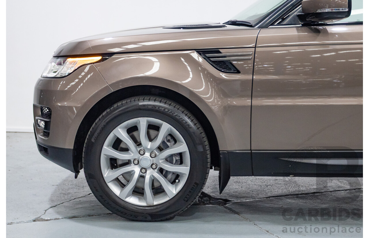 11/2015 Land Rover Range Rover Sport SDV6 SE (AWD) LW MY16 4d Wagon Kaikoura Stone Metallic Twin Turbo Diesel V6 3.0L