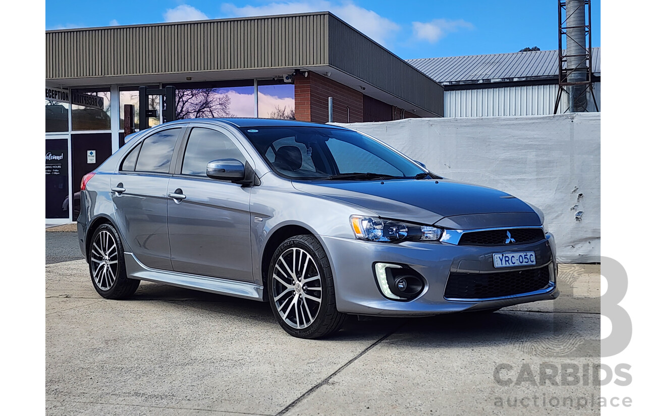 01/2016 Mitsubishi Lancer GSR Sportback CJ MY15 5d Hatchback Grey 2.4L