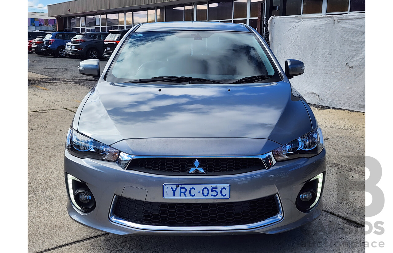 01/2016 Mitsubishi Lancer GSR Sportback CJ MY15 5d Hatchback Grey 2.4L