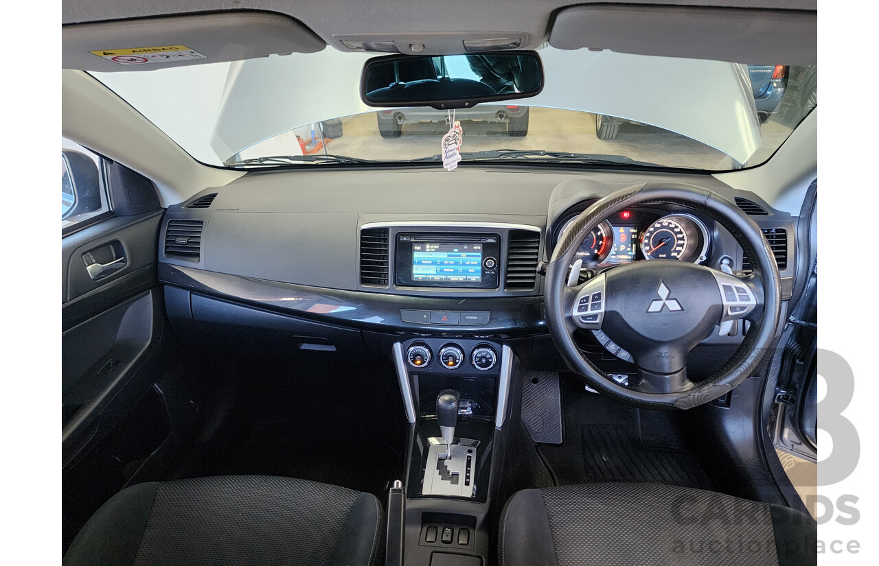 01/2016 Mitsubishi Lancer GSR Sportback CJ MY15 5d Hatchback Grey 2.4L
