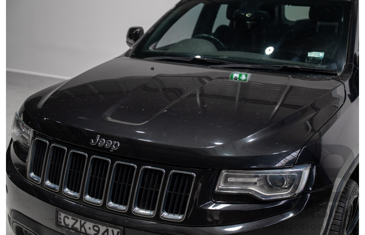 06/2015 Jeep Grand Cherokee Laredo (RWD) WK MY15 4d Wagon Black 3.6L