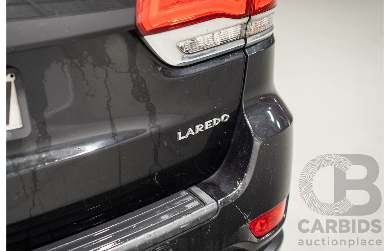 06/2015 Jeep Grand Cherokee Laredo (RWD) WK MY15 4d Wagon Black 3.6L
