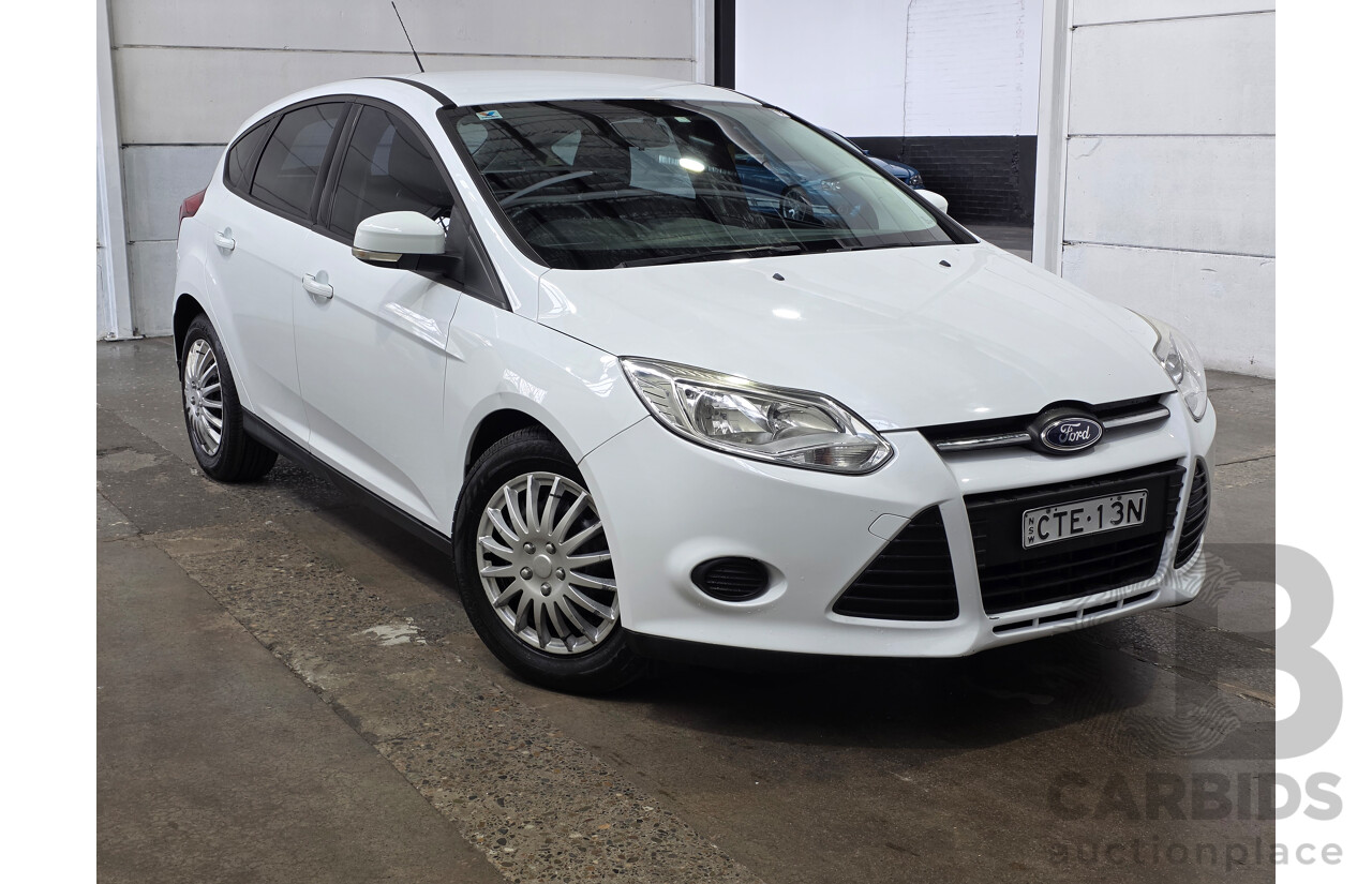 02/2014 Ford Focus AMBIENTE LW MK2 UPGRADE 5d Hatchback White 1.6L
