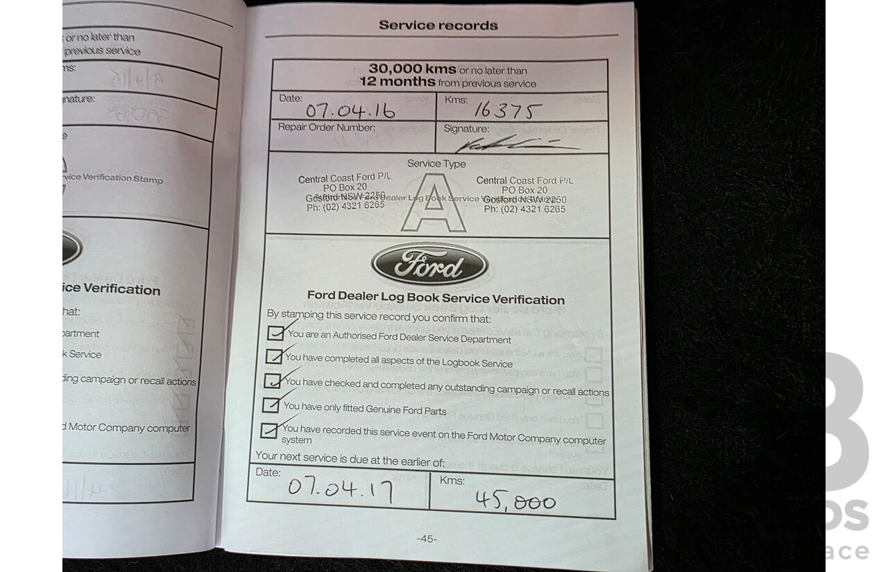 02/2014 Ford Focus AMBIENTE LW MK2 UPGRADE 5d Hatchback White 1.6L