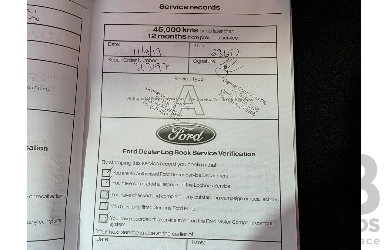 02/2014 Ford Focus AMBIENTE LW MK2 UPGRADE 5d Hatchback White 1.6L
