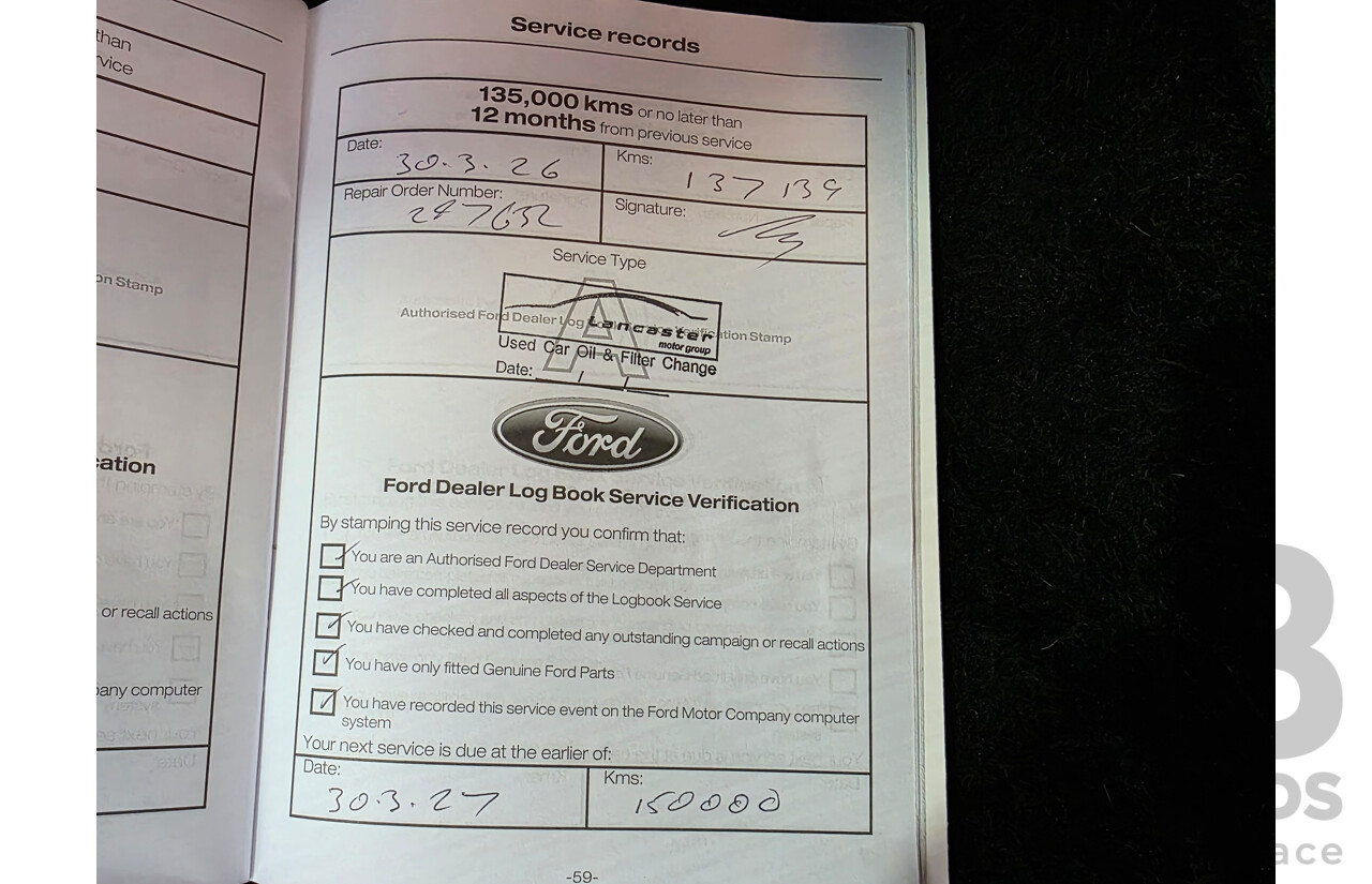 02/2014 Ford Focus AMBIENTE LW MK2 UPGRADE 5d Hatchback White 1.6L
