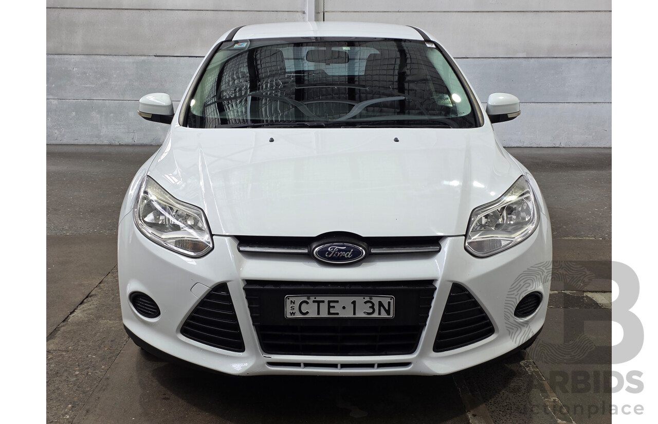 02/2014 Ford Focus AMBIENTE LW MK2 UPGRADE 5d Hatchback White 1.6L