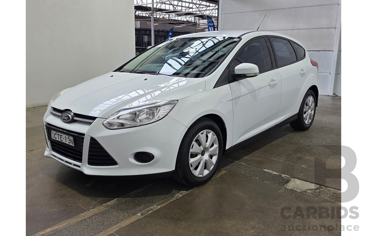 02/2014 Ford Focus AMBIENTE LW MK2 UPGRADE 5d Hatchback White 1.6L