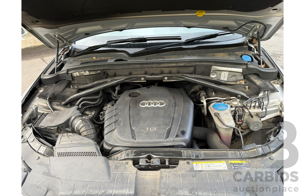 05/2015 Audi Q5 2.0 TDI QUATTRO AWD 8R MY13 4D Wagon Ice Silver Metallic 2.0L