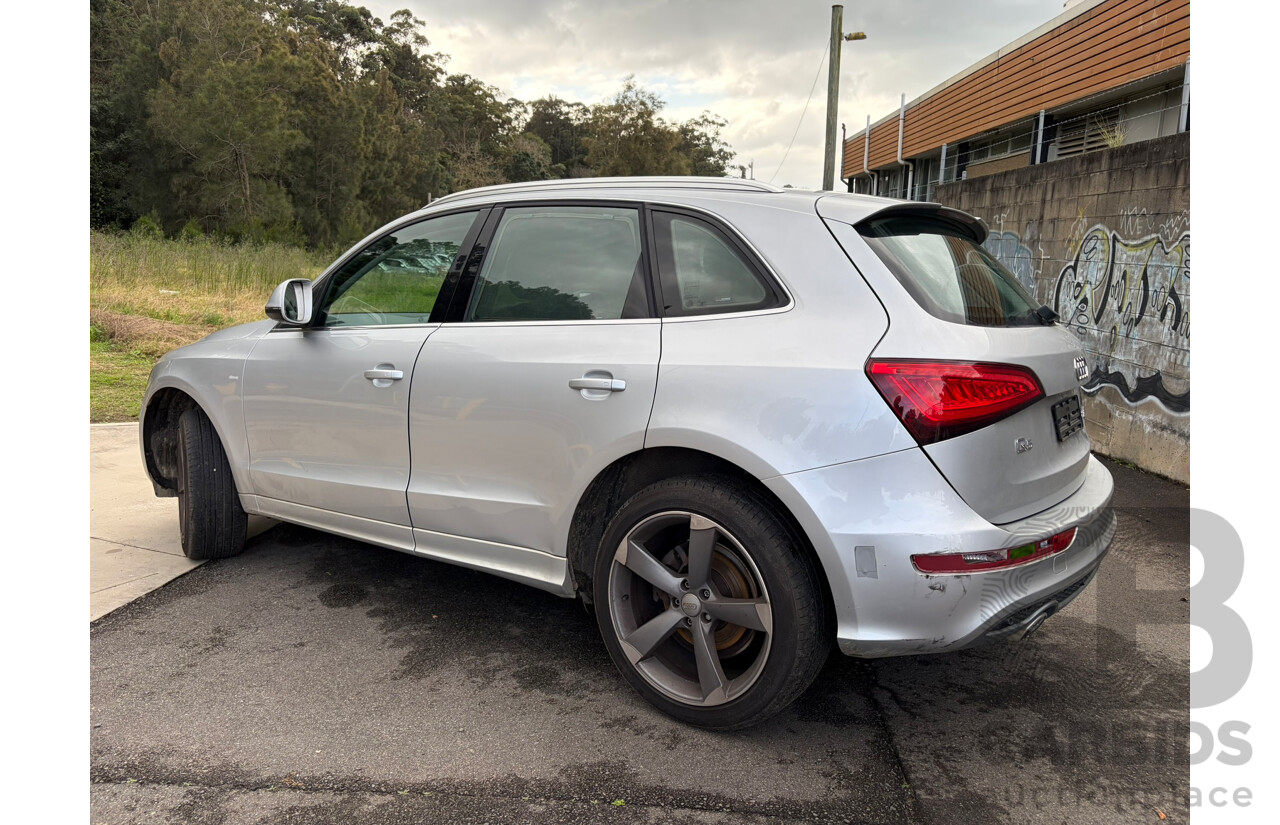 05/2015 Audi Q5 2.0 TDI QUATTRO AWD 8R MY13 4D Wagon Ice Silver Metallic 2.0L