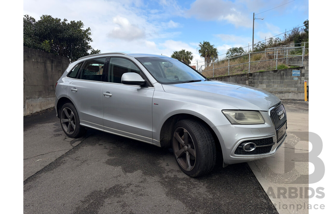 05/2015 Audi Q5 2.0 TDI QUATTRO AWD 8R MY13 4D Wagon Ice Silver Metallic 2.0L
