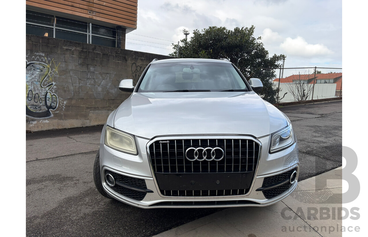 05/2015 Audi Q5 2.0 TDI QUATTRO AWD 8R MY13 4D Wagon Ice Silver Metallic 2.0L