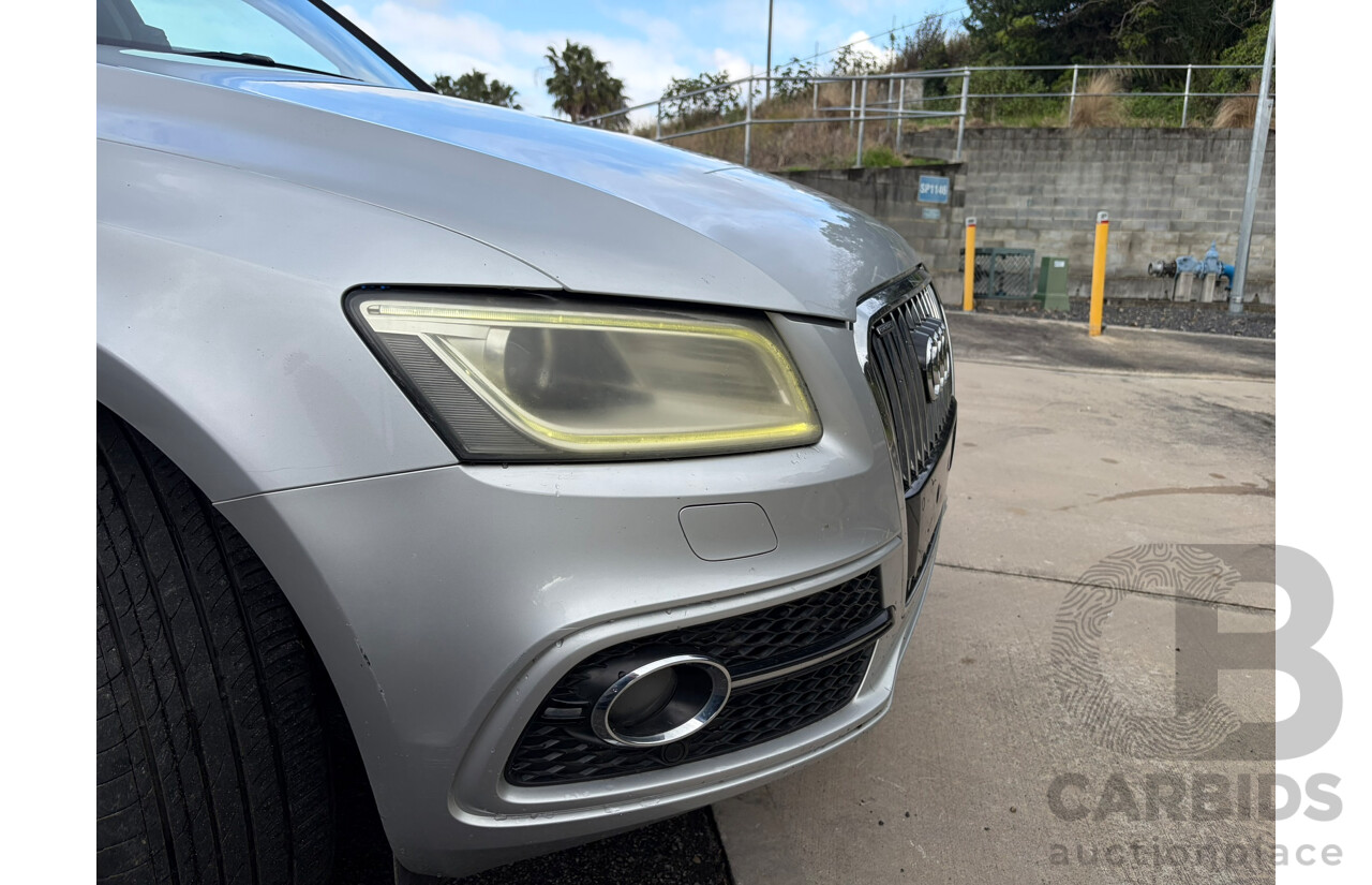 05/2015 Audi Q5 2.0 TDI QUATTRO AWD 8R MY13 4D Wagon Ice Silver Metallic 2.0L