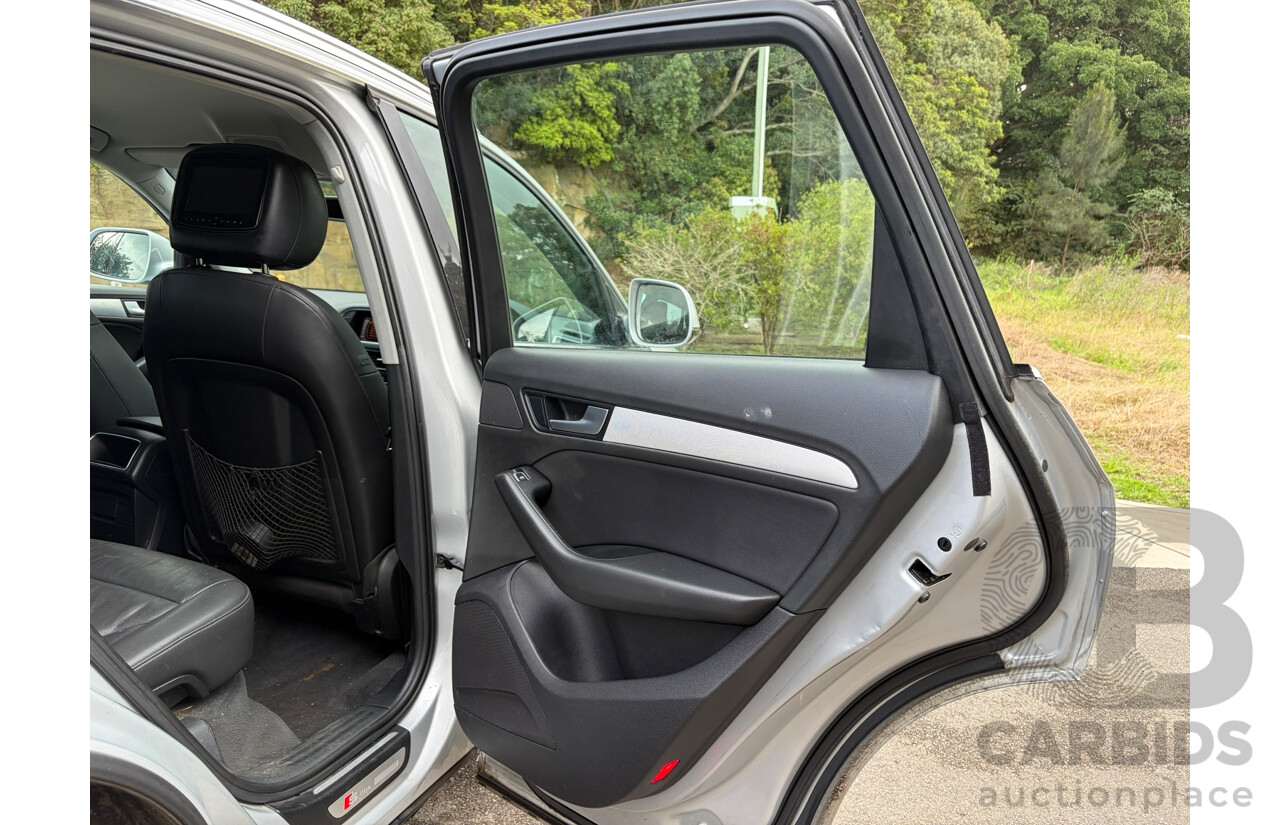 05/2015 Audi Q5 2.0 TDI QUATTRO AWD 8R MY13 4D Wagon Ice Silver Metallic 2.0L