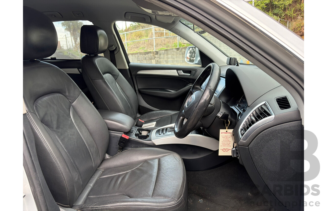 05/2015 Audi Q5 2.0 TDI QUATTRO AWD 8R MY13 4D Wagon Ice Silver Metallic 2.0L