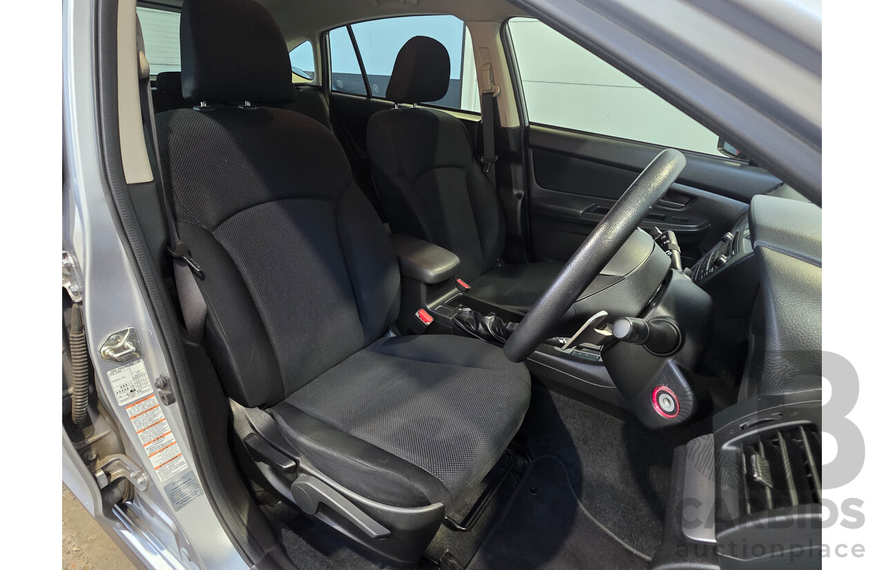 12/2012 Subaru XV (AWD) MY13 4d Wagon Silver 2.0L