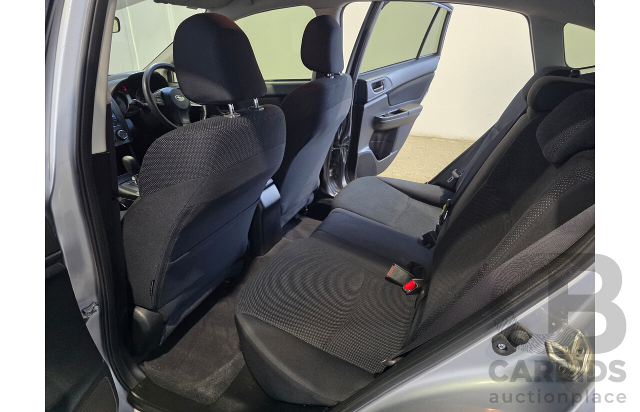 12/2012 Subaru XV (AWD) MY13 4d Wagon Silver 2.0L