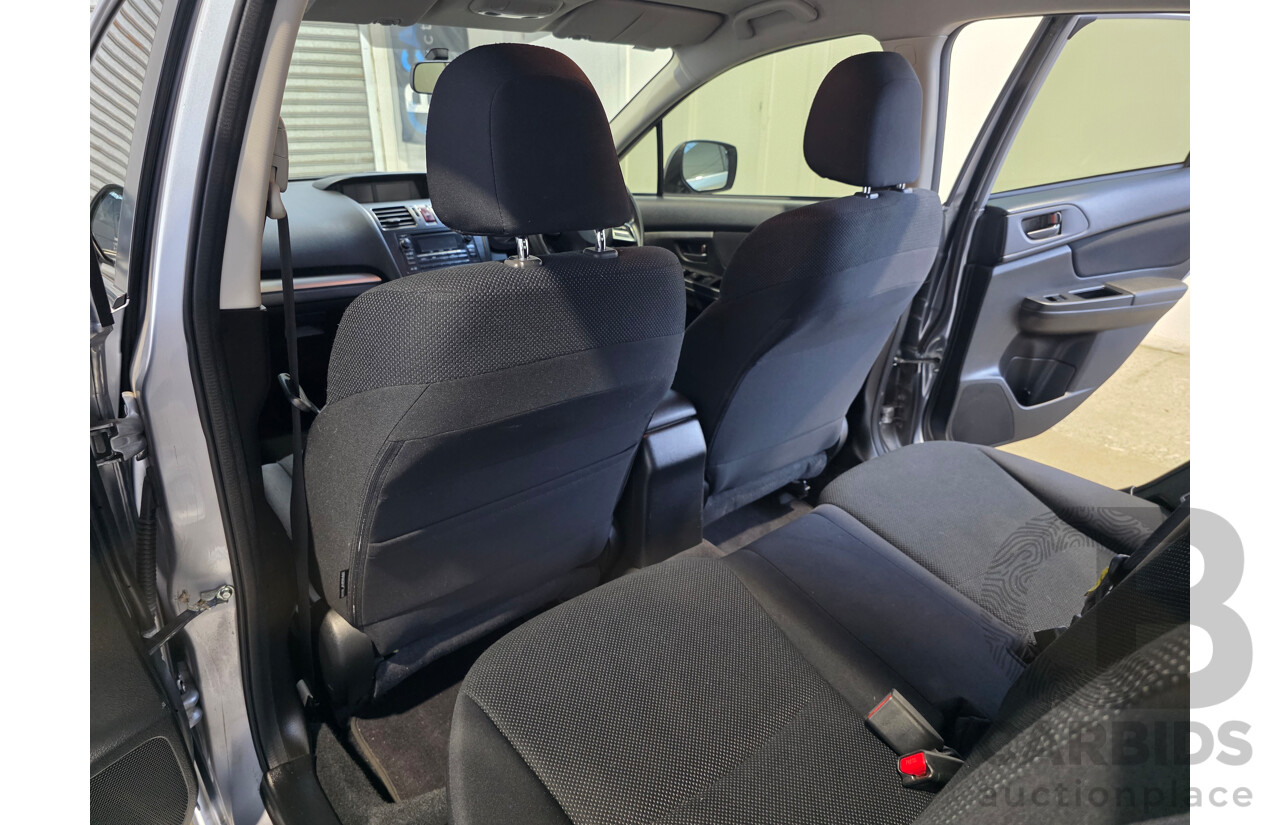 12/2012 Subaru XV (AWD) MY13 4d Wagon Silver 2.0L