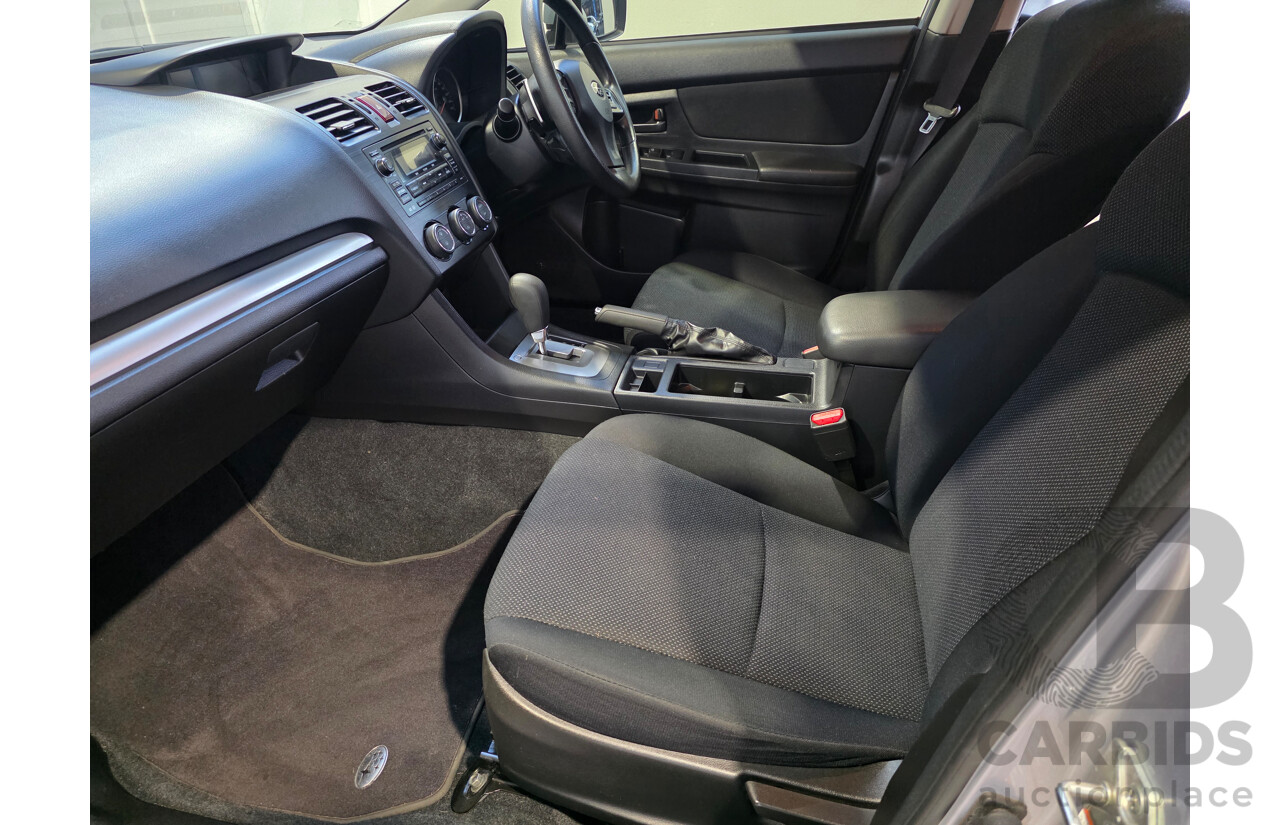 12/2012 Subaru XV (AWD) MY13 4d Wagon Silver 2.0L