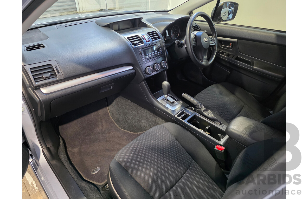 12/2012 Subaru XV (AWD) MY13 4d Wagon Silver 2.0L