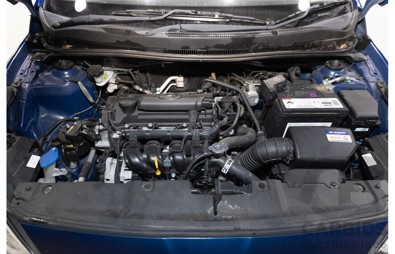 3/2017 Hyundai Accent Active RB4 MY17 5d Hatchback Blue 1.4L
