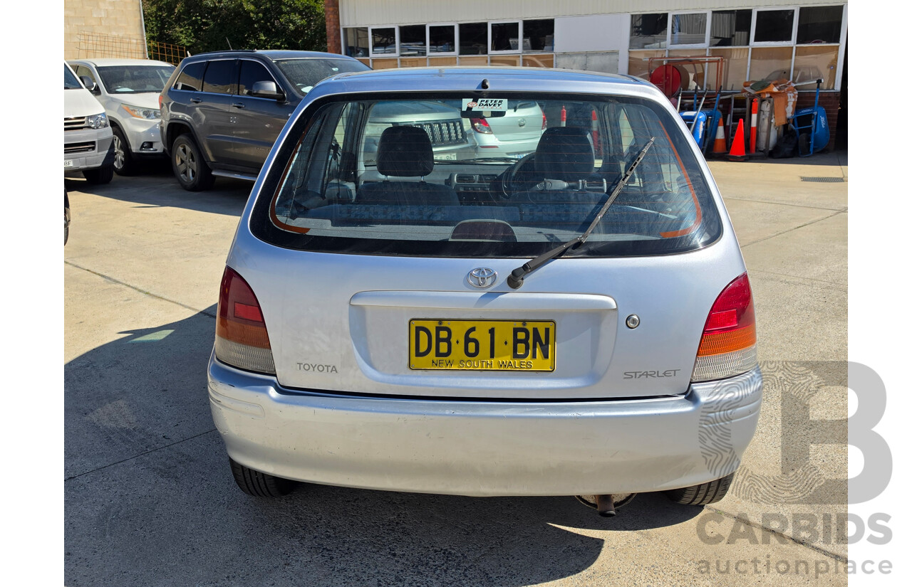 09/1997 Toyota Starlet EP91R 3D Hatchback Silver 1.3L