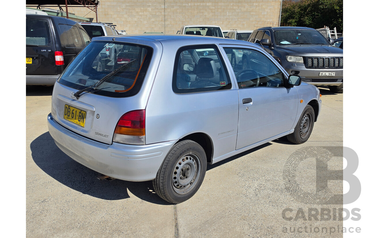 09/1997 Toyota Starlet EP91R 3D Hatchback Silver 1.3L