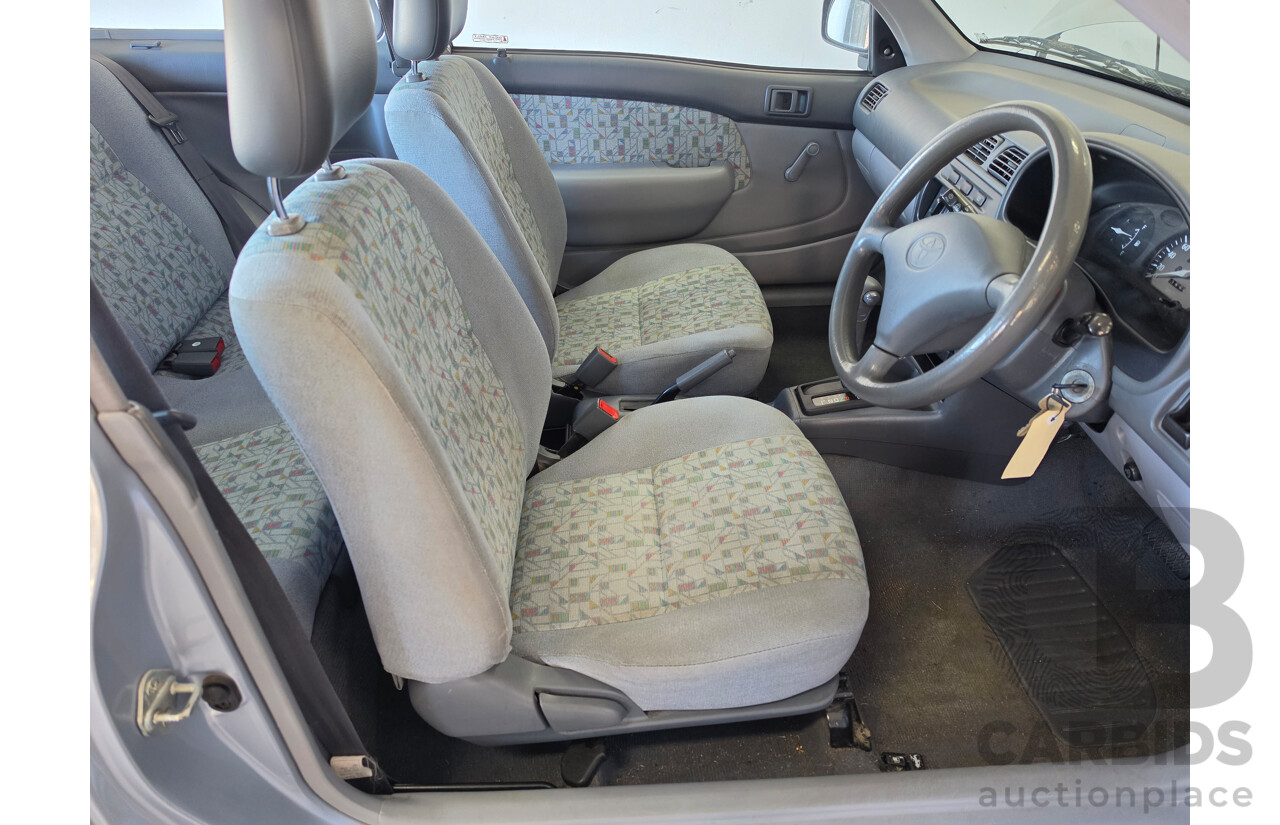 09/1997 Toyota Starlet  EP91R 3D Hatchback Silver 1.3L