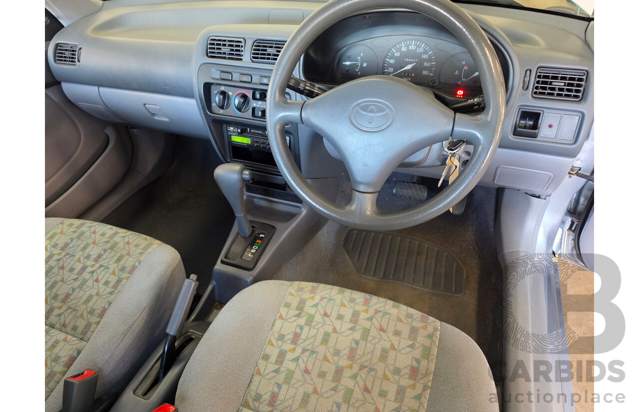 09/1997 Toyota Starlet  EP91R 3D Hatchback Silver 1.3L