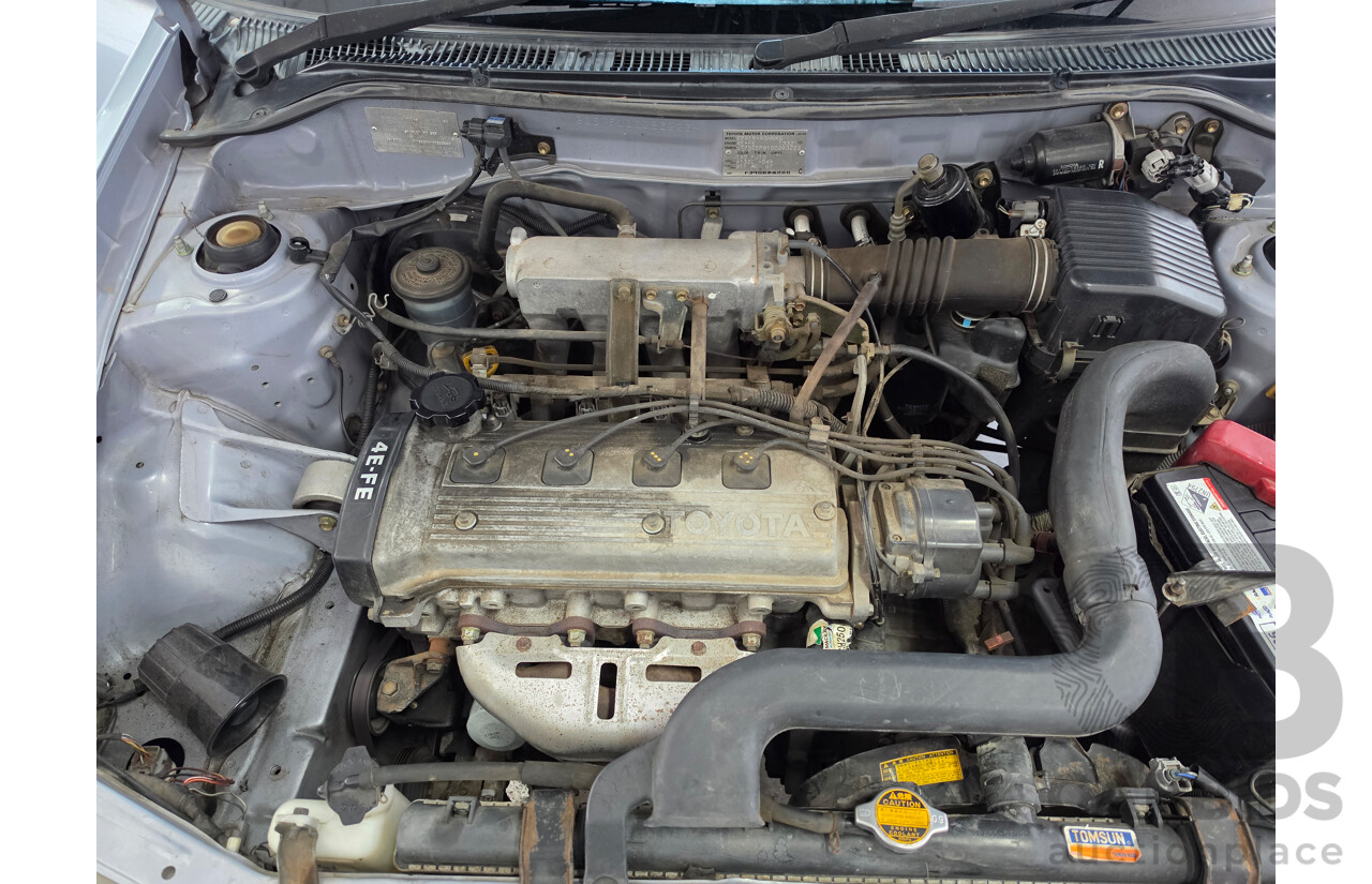 09/1997 Toyota Starlet  EP91R 3D Hatchback Silver 1.3L