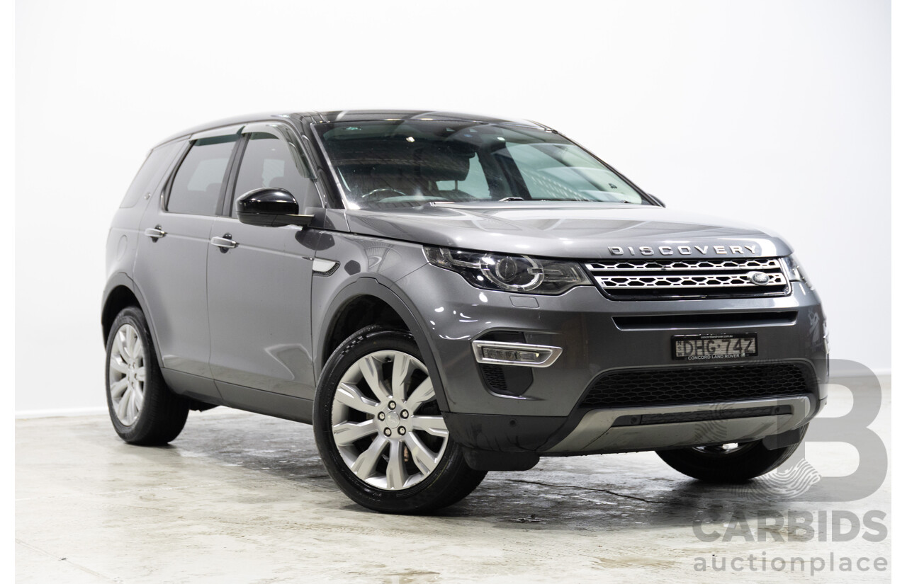06/2016 Land Rover Discovery Sport SD4 HSE Luxury (AWD) LC MY16.5 4D Wagon Grey Turbo Diesel 2.2L - 7 Seater