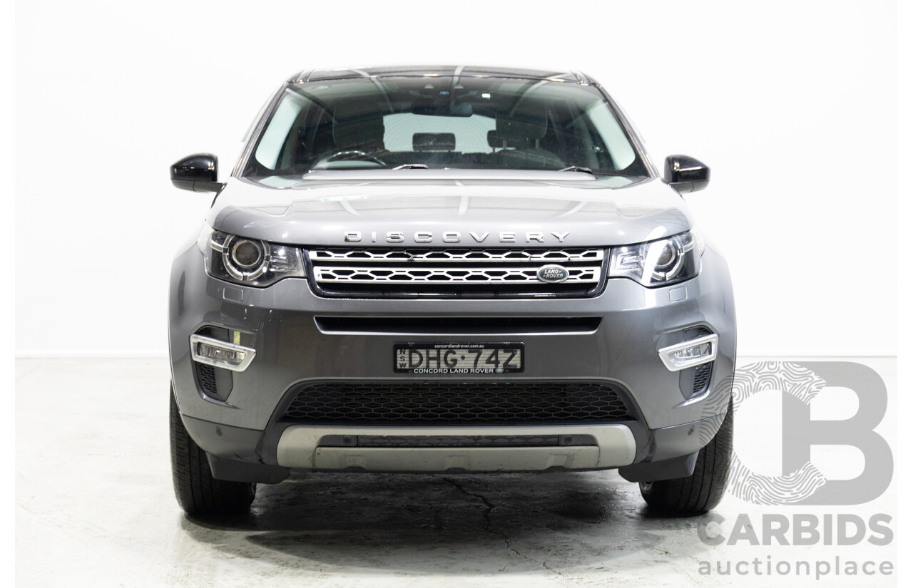 06/2016 Land Rover Discovery Sport SD4 HSE Luxury (AWD) LC MY16.5 4D Wagon Grey Turbo Diesel 2.2L - 7 Seater