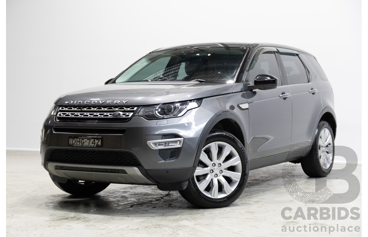 06/2016 Land Rover Discovery Sport SD4 HSE Luxury (AWD) LC MY16.5 4D Wagon Grey Turbo Diesel 2.2L - 7 Seater