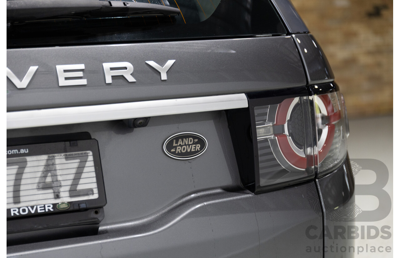 06/2016 Land Rover Discovery Sport SD4 HSE Luxury (AWD) LC MY16.5 4D Wagon Grey Turbo Diesel 2.2L - 7 Seater