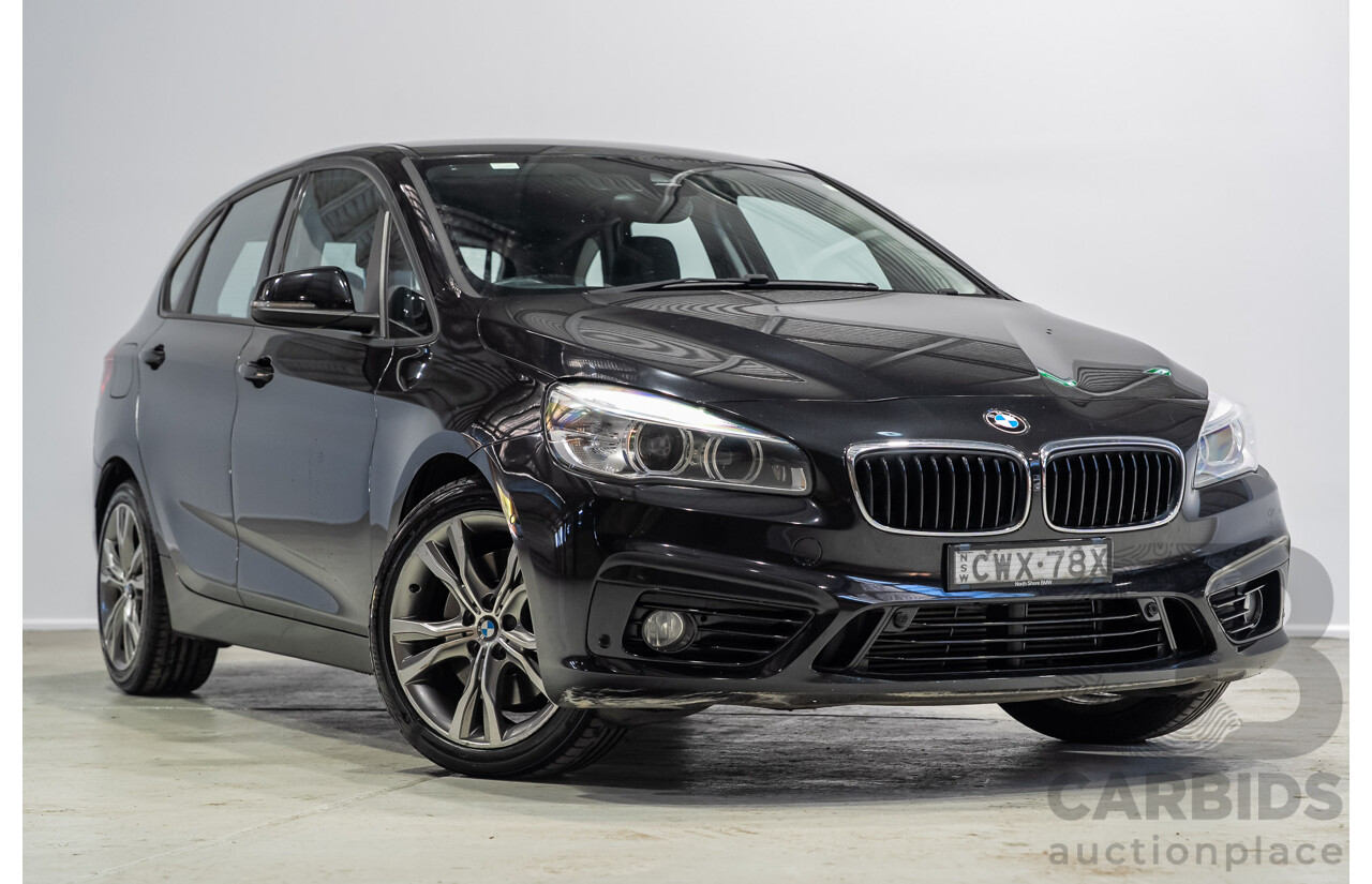 01/2015 BMW 225i Active Tourer Sport Line (FWD) F45 4d Wagon Black 2.0L