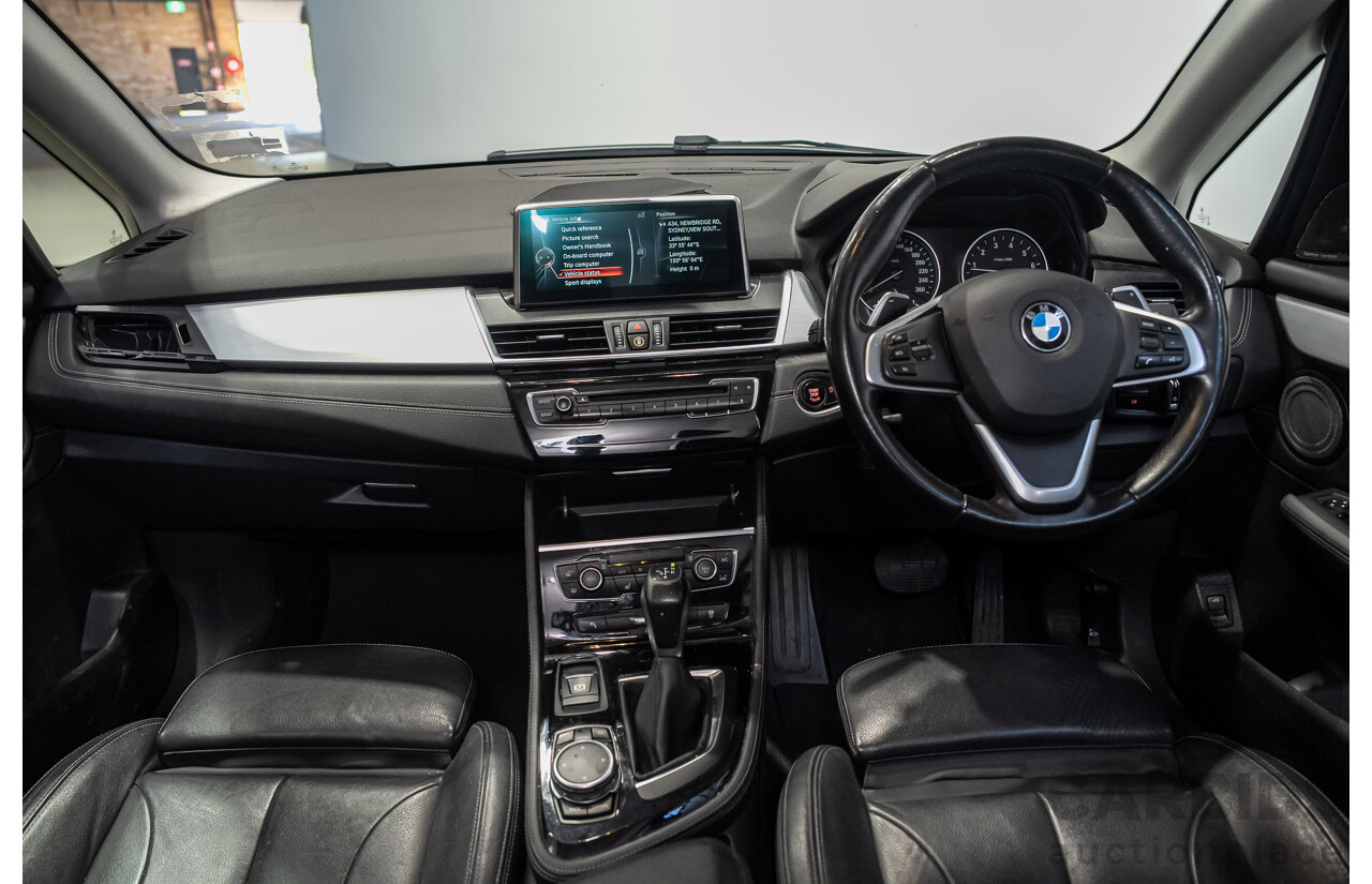 01/2015 BMW 225i Active Tourer Sport Line (FWD) F45 4d Wagon Black 2.0L