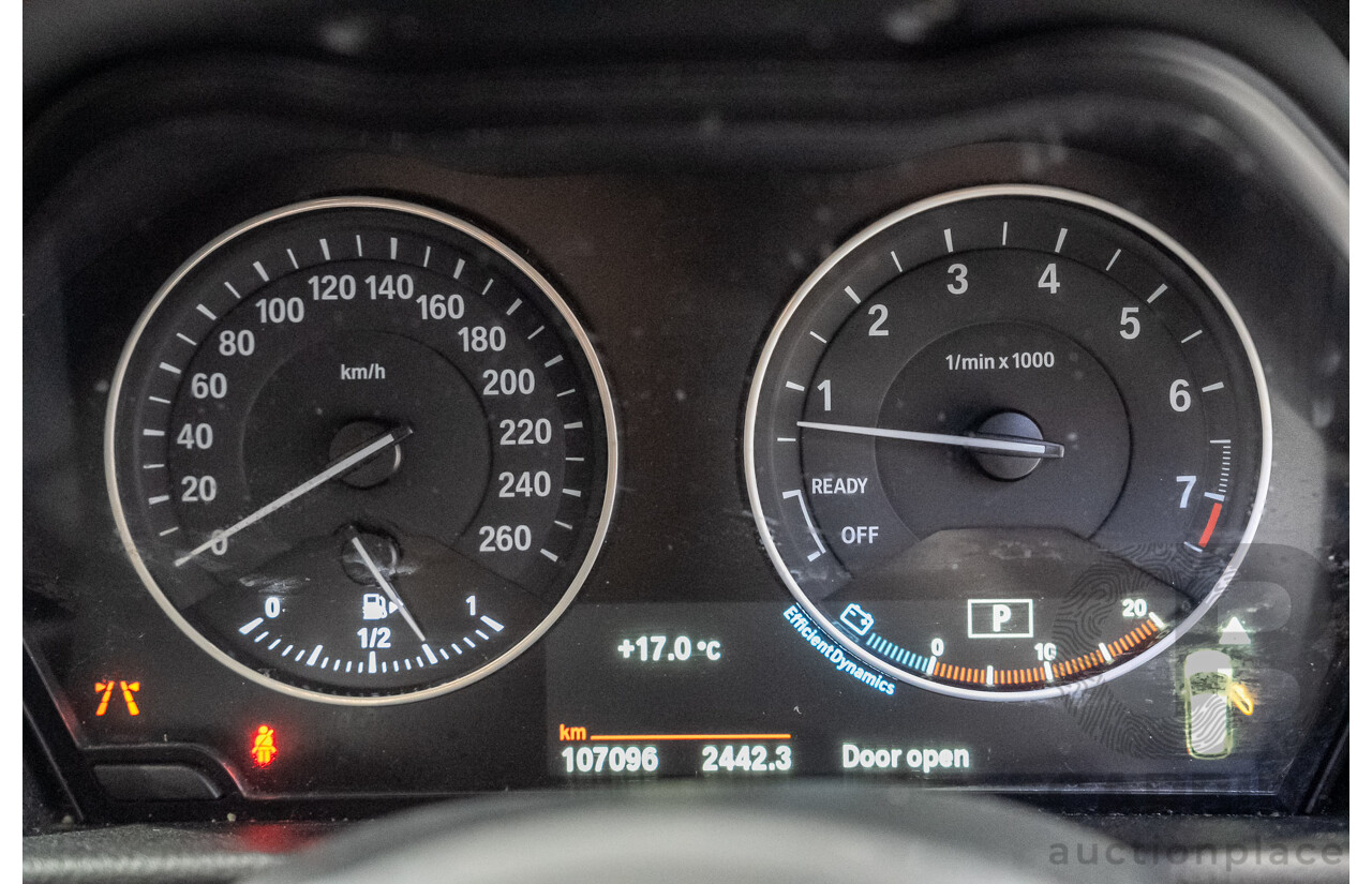 01/2015 BMW 225i Active Tourer Sport Line (FWD) F45 4d Wagon Black 2.0L