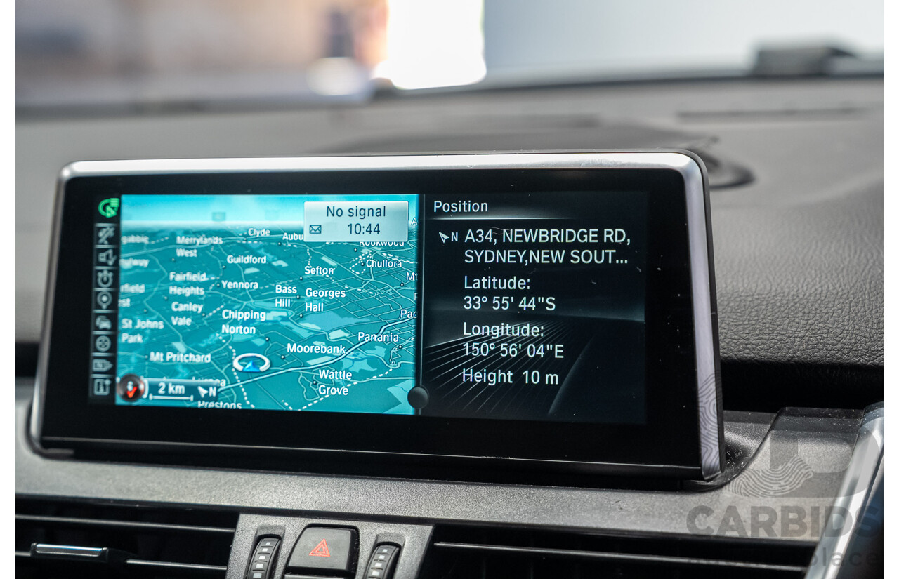 01/2015 BMW 225i Active Tourer Sport Line (FWD) F45 4d Wagon Black 2.0L