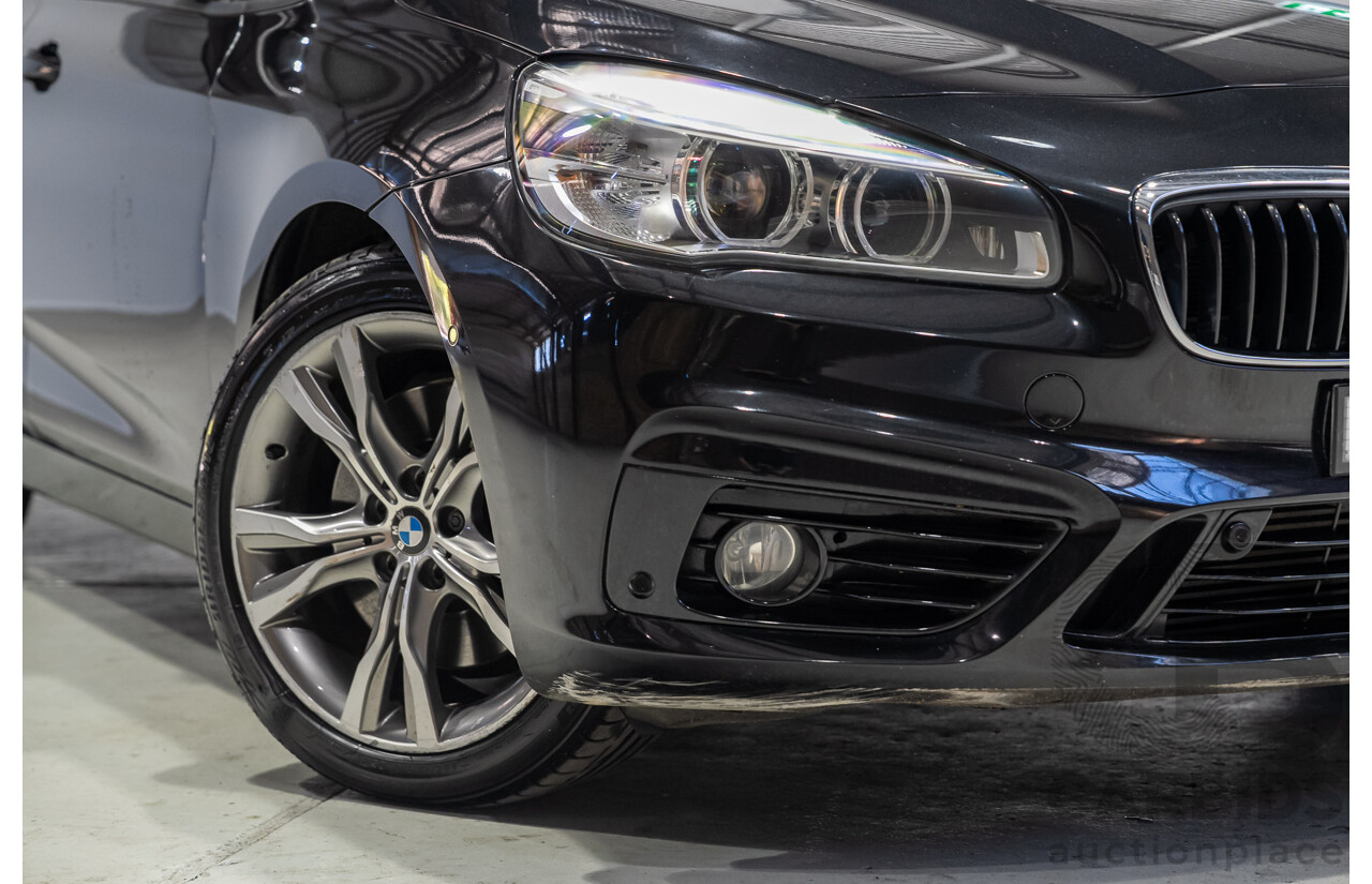01/2015 BMW 225i Active Tourer Sport Line (FWD) F45 4d Wagon Black 2.0L