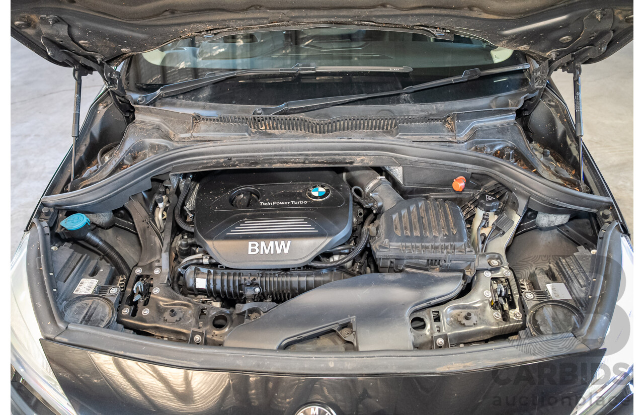 01/2015 BMW 225i Active Tourer Sport Line (FWD) F45 4d Wagon Black 2.0L