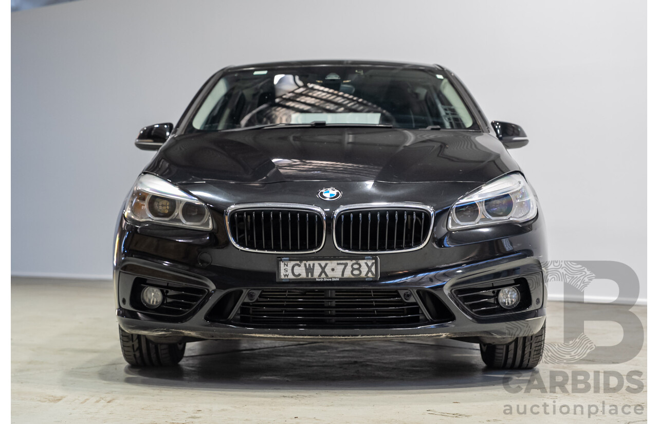 01/2015 BMW 225i Active Tourer Sport Line (FWD) F45 4d Wagon Black 2.0L