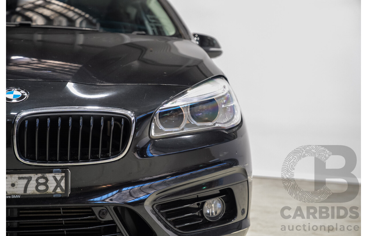 01/2015 BMW 225i Active Tourer Sport Line (FWD) F45 4d Wagon Black 2.0L